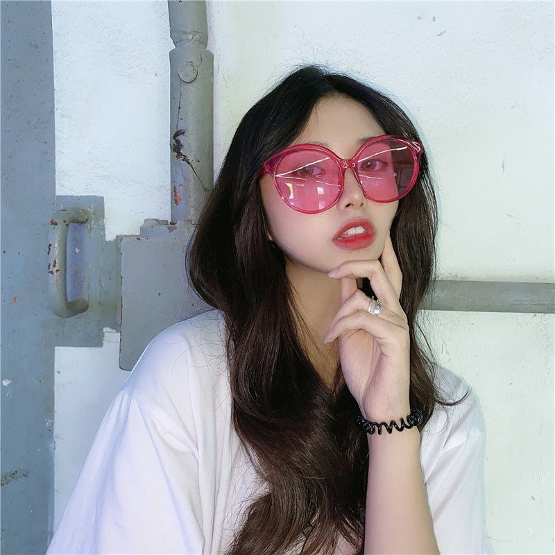 Pink Retro Sunglasses