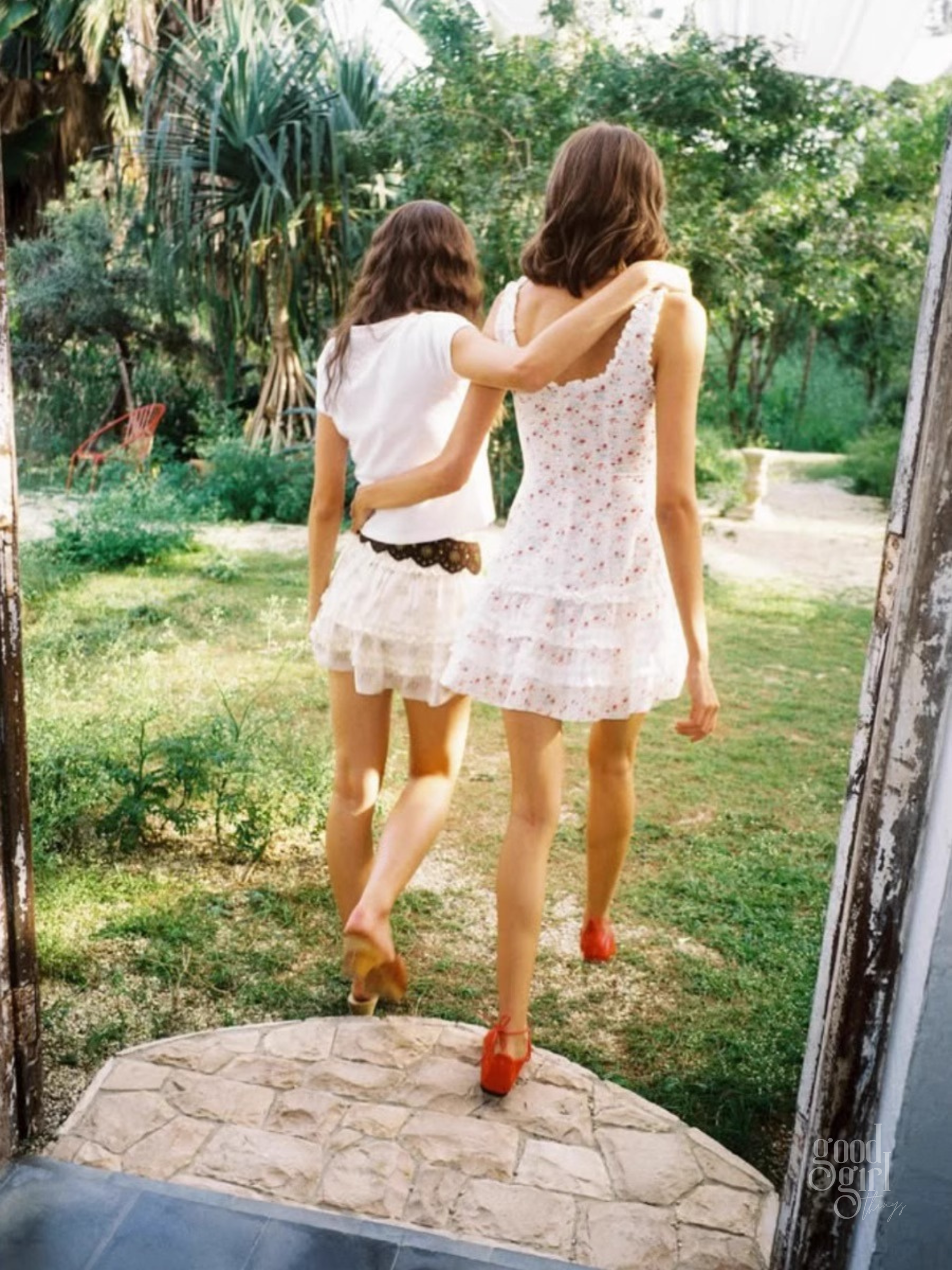 Navia Ruffle Lace Mini Dress