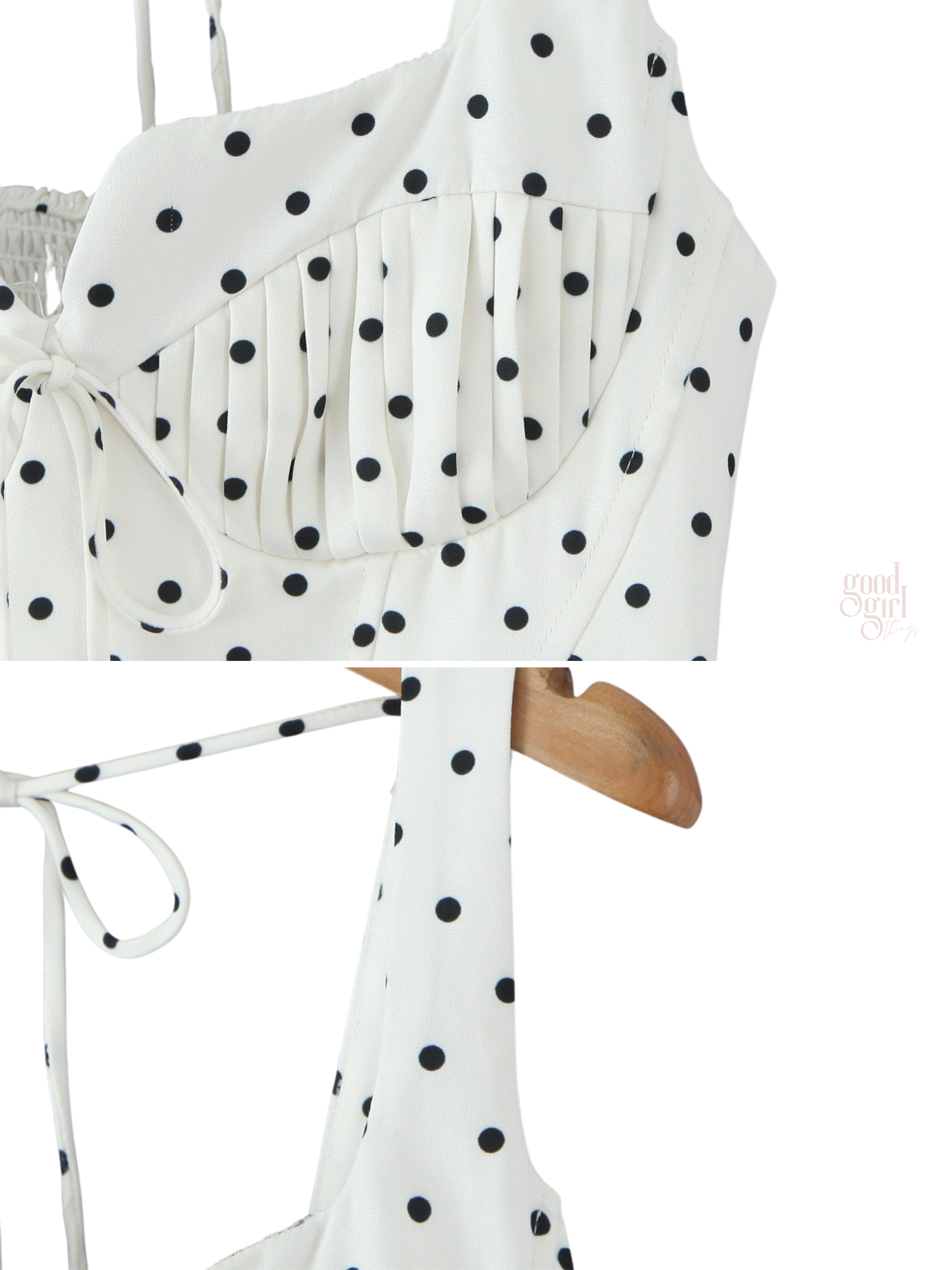 Mia Polka Dot Vintage Mini Dress