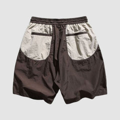 Patchwork Cargo Shorts