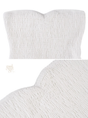 Truth Strapless Ruffled Mini Dress