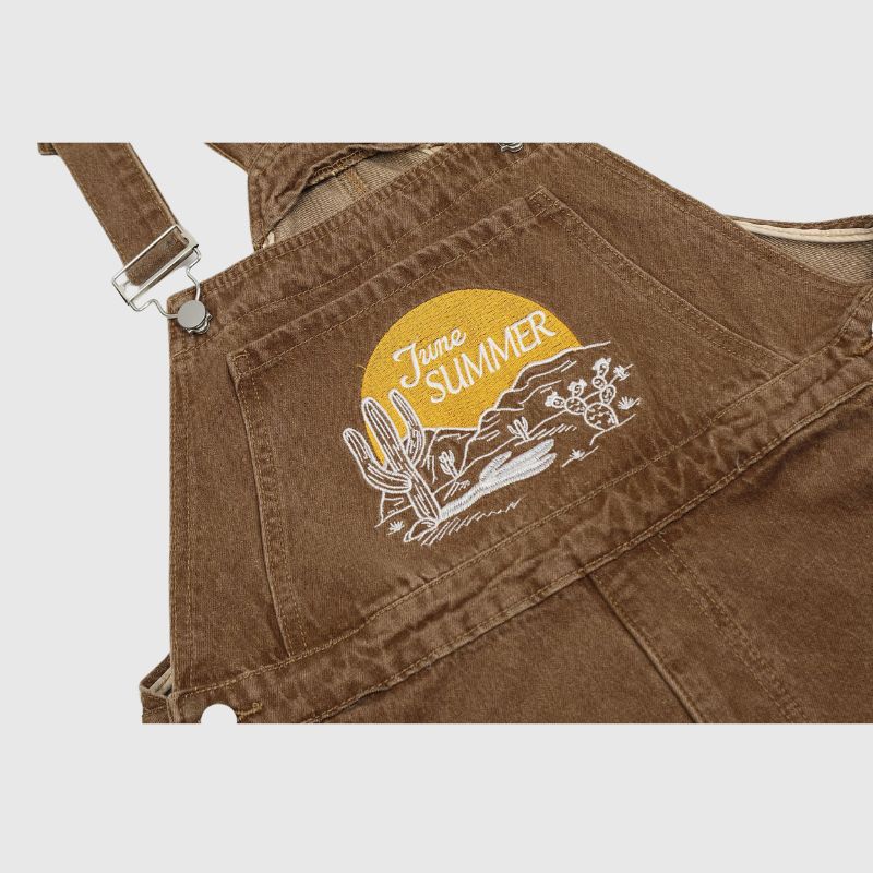 Vintage Desert Cargo Overalls