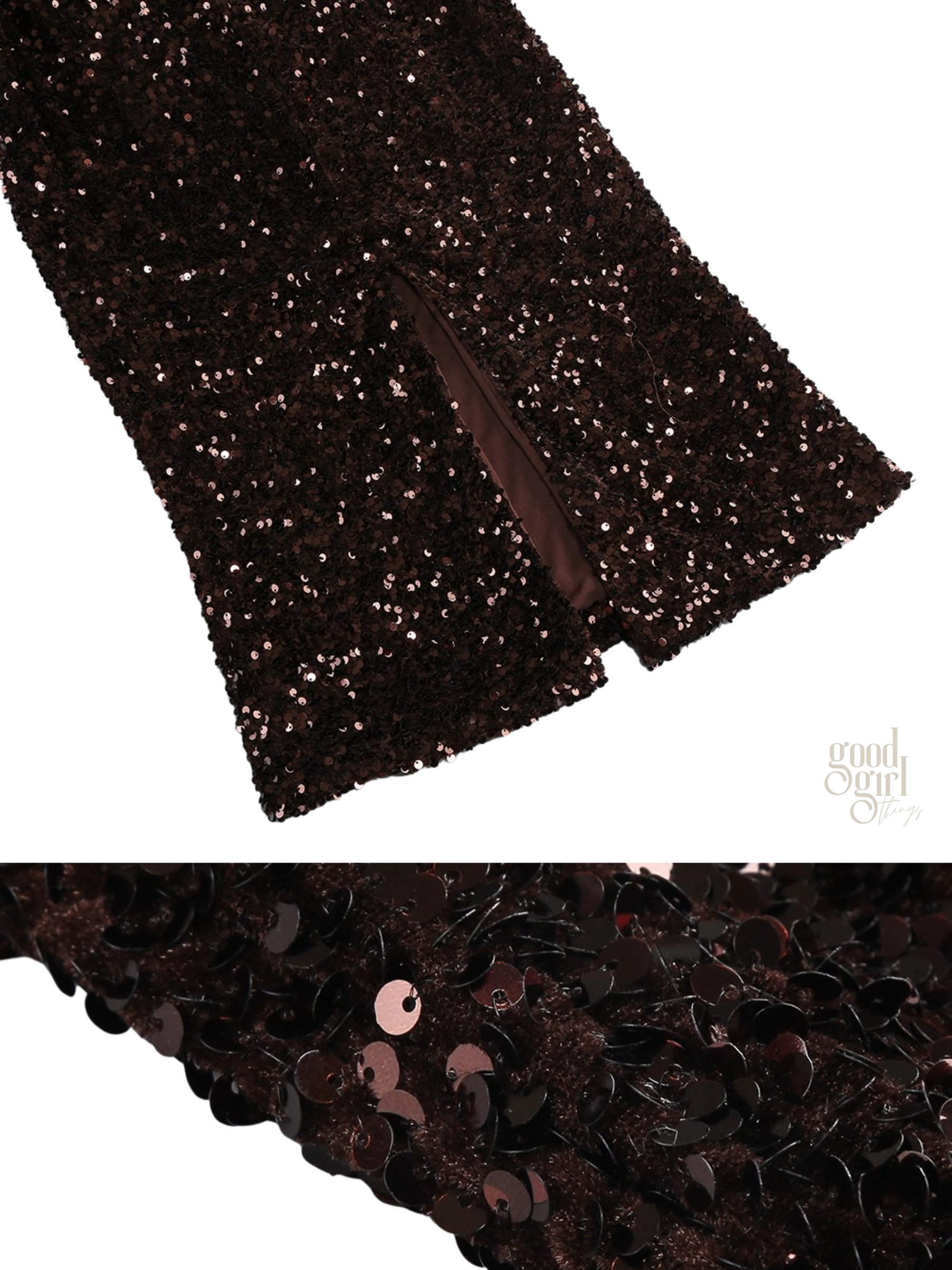 Nia Sequin Midi Dress