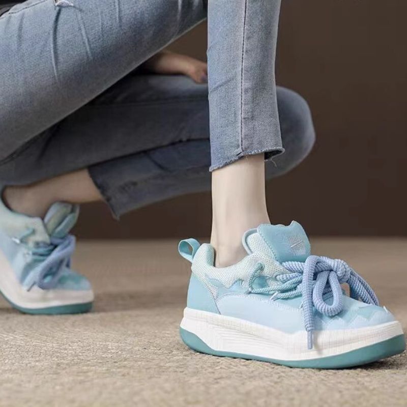 Color Block Shark Casual Sneakers