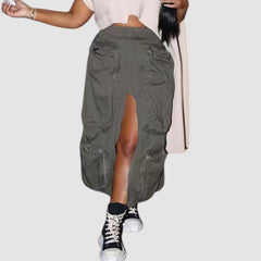 Mult Pocket Patch Cargo Skirts