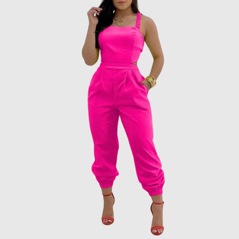 Halter Backless High Waist Jumpsuit