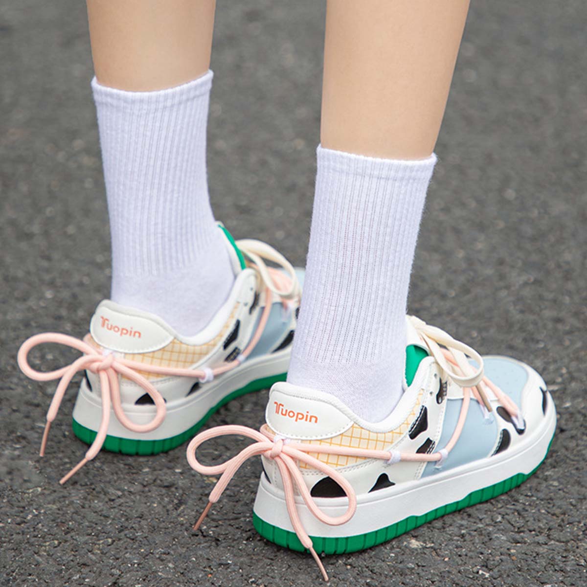 Retro Pastel Chunky Sneakers