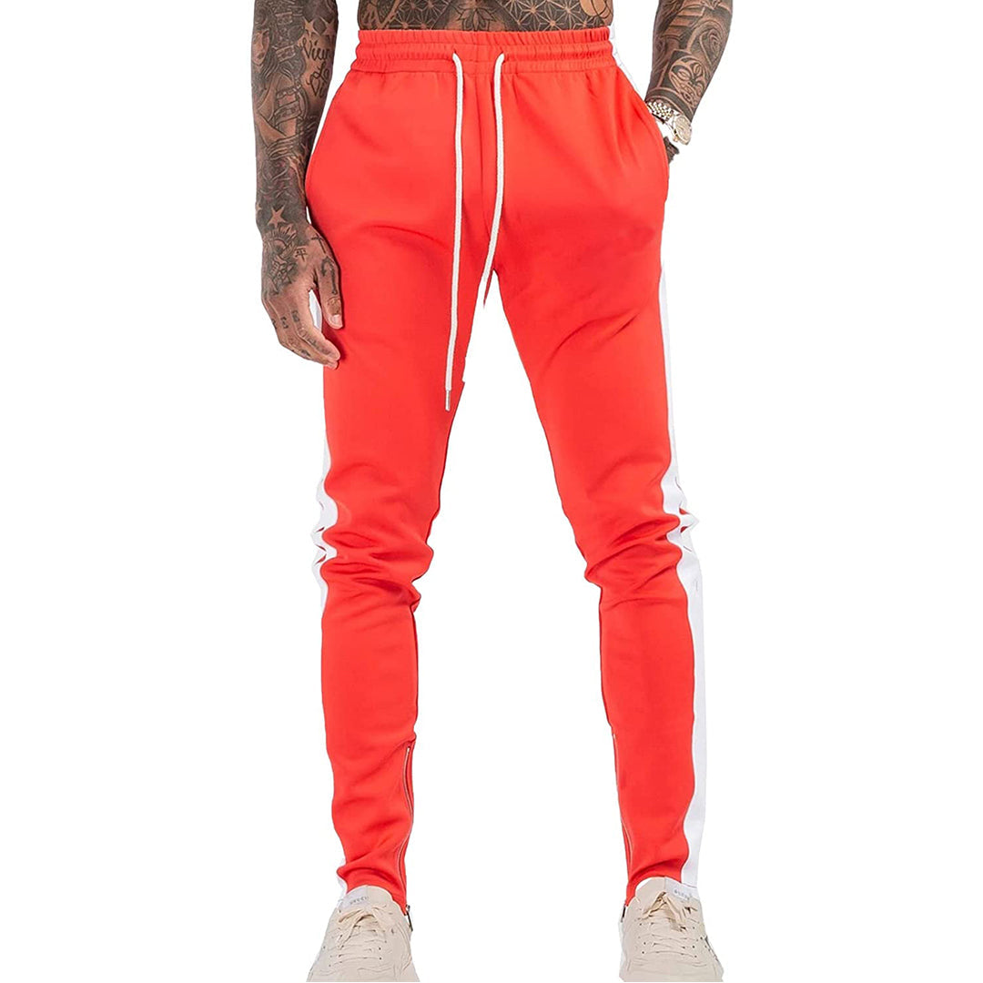 Mens Gym Workout Joggers Pants Tapered