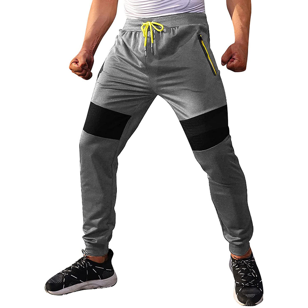 Fashion Mens Tapered Gym Workout Joggers Sweatpants