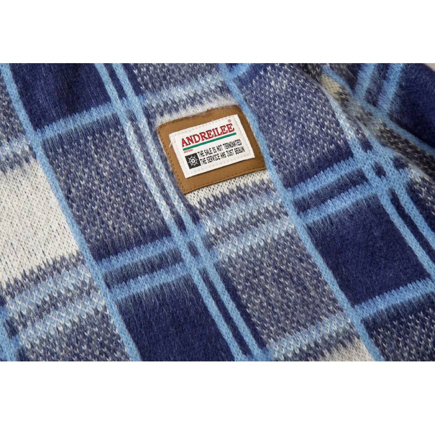 Vintage Plaid Knitted Sweater