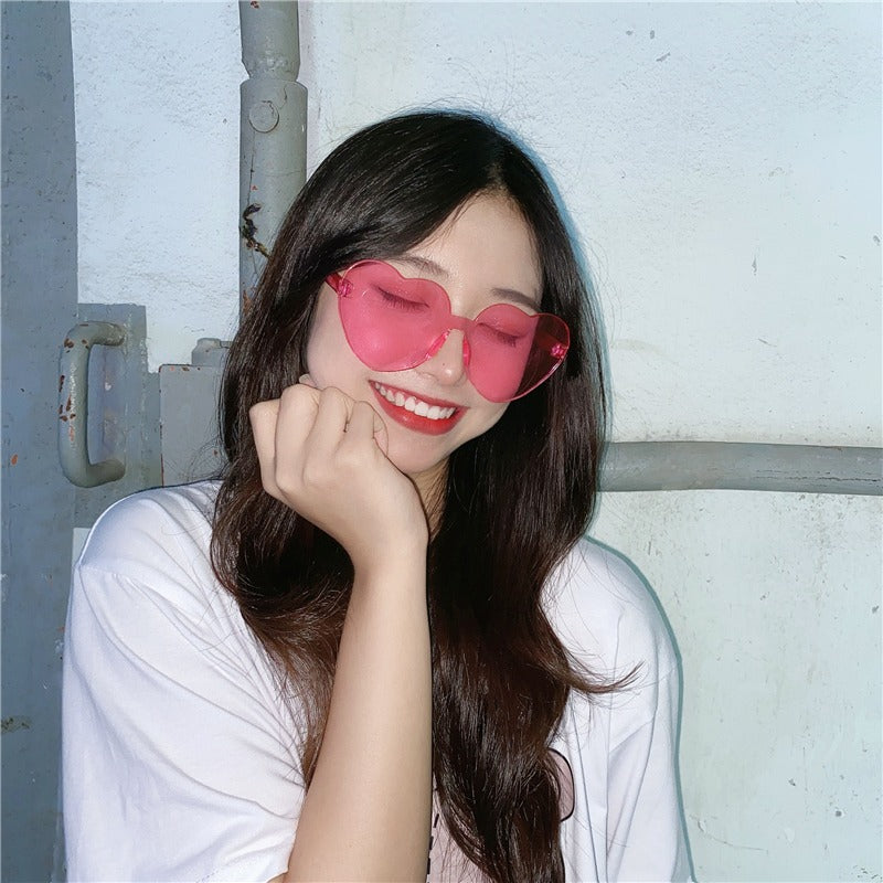 Pink Retro Sunglasses