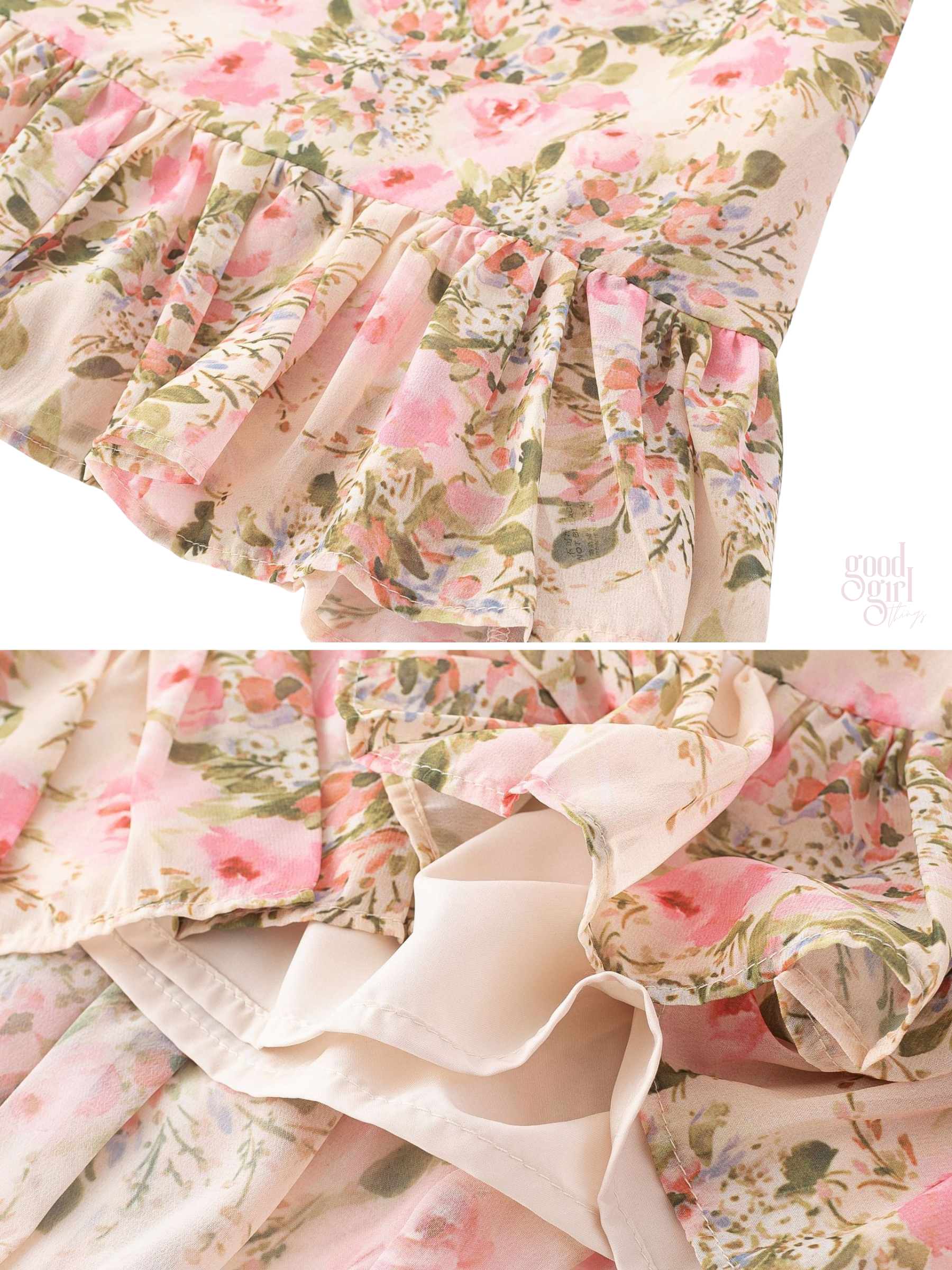 Grecia Off Shoulder Floral Ruffle Dress