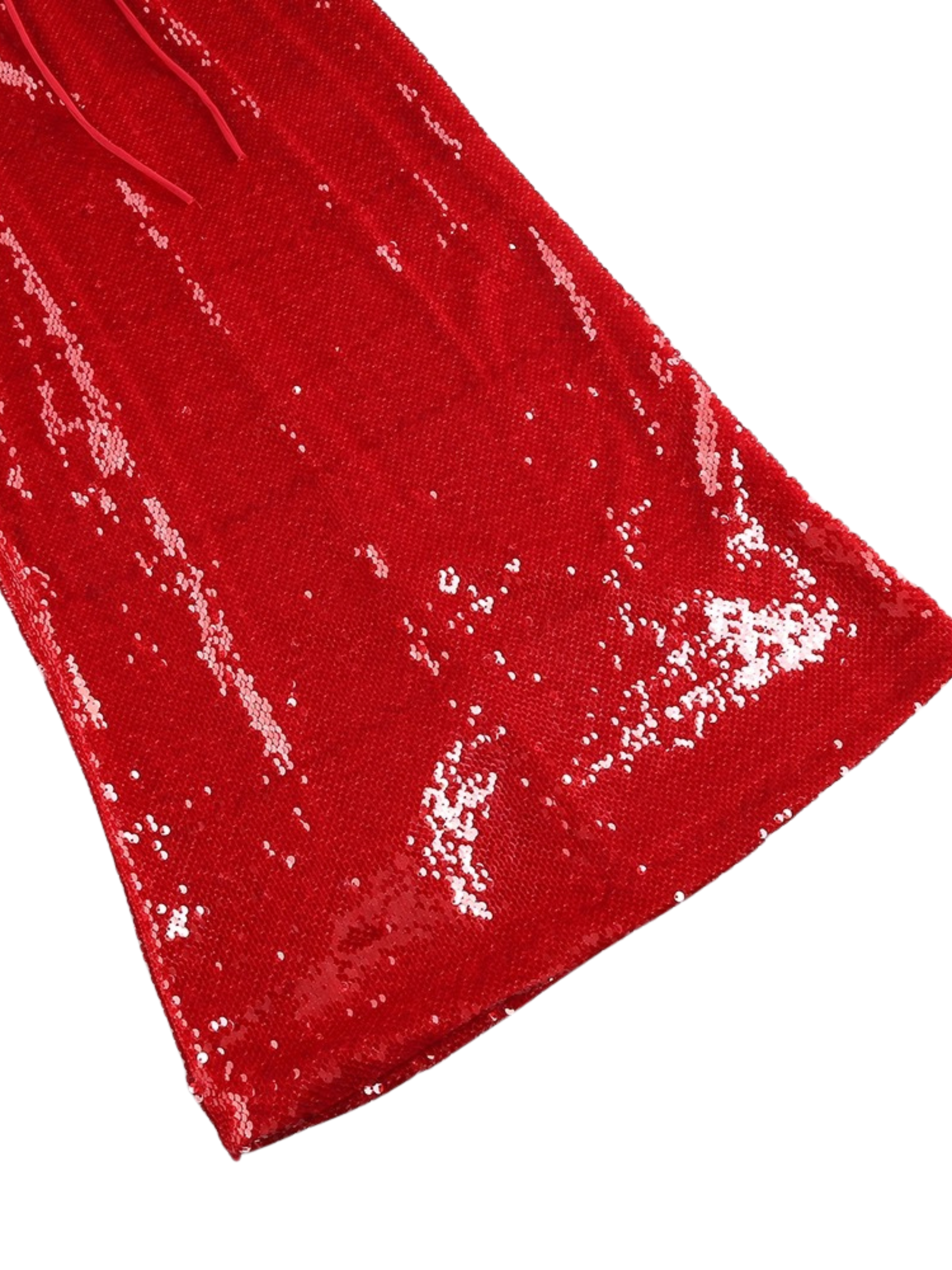 Ruby Sequin Tie-Front Dress