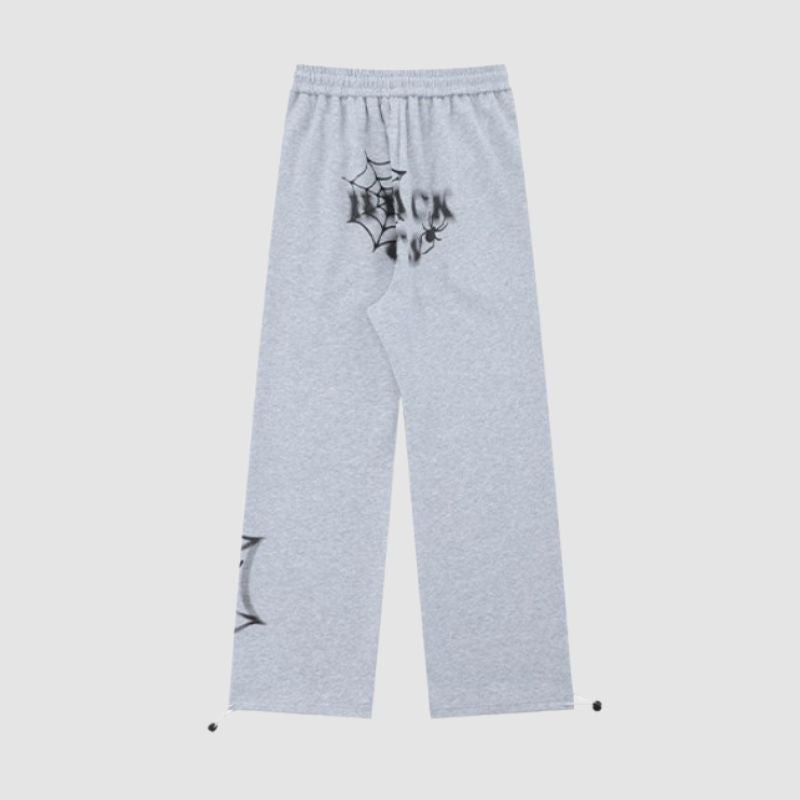 Spider Web Printed Sweatpants