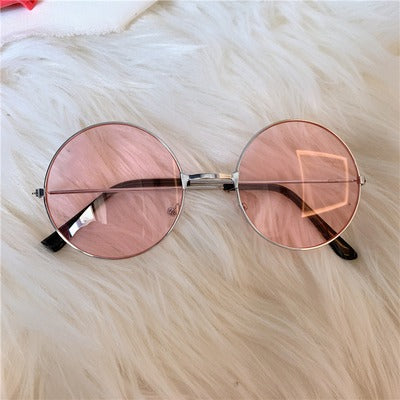 Pink Retro Sunglasses