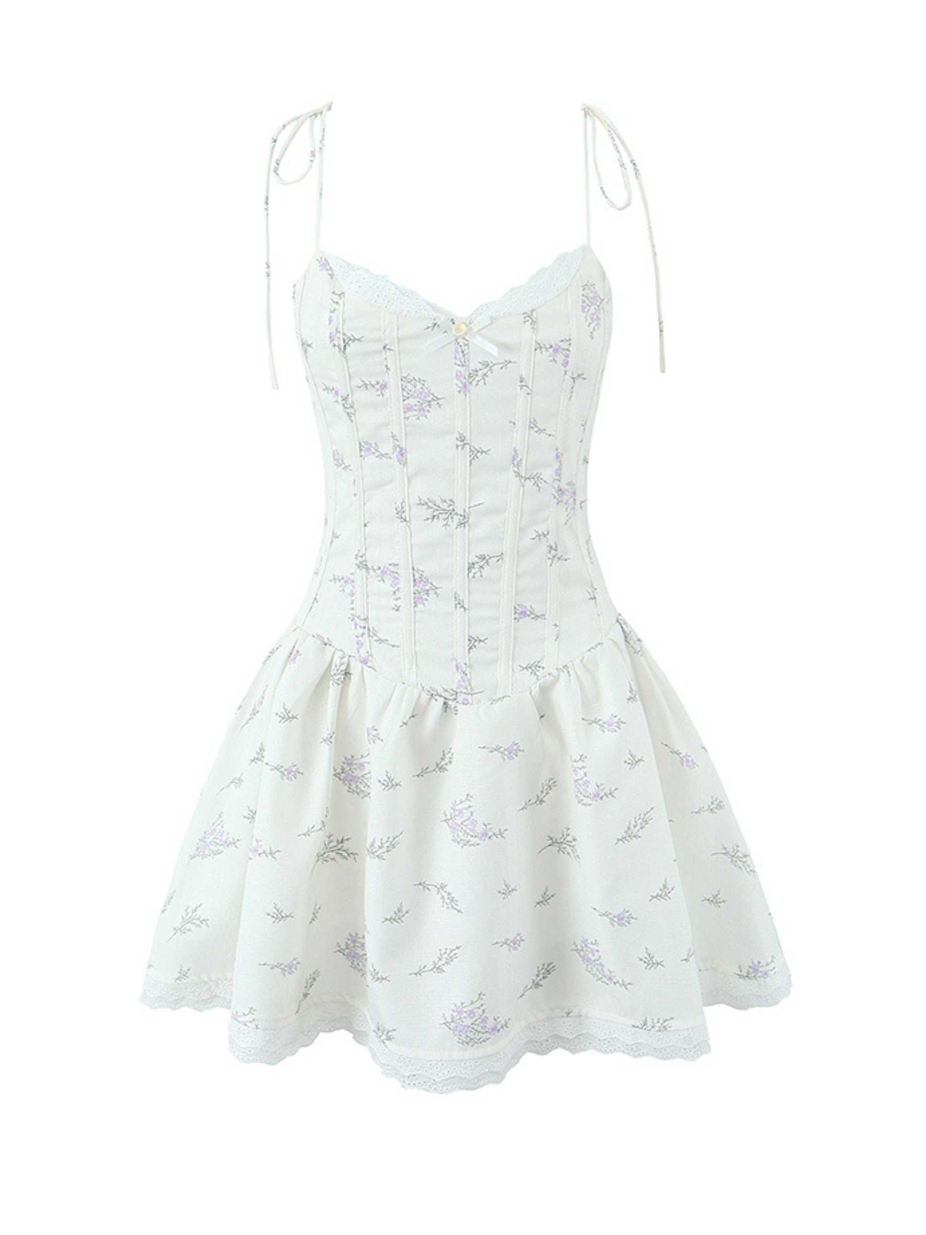 Livia Lace Corset Mini Dress