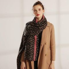 Women's Leopard Print Shawl Scarf