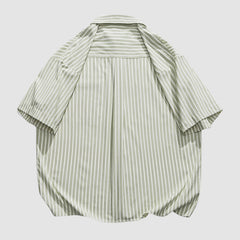 Striped Patch Pocket Shirts