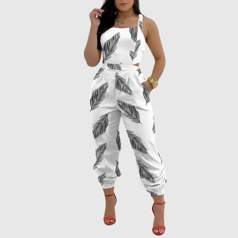 Halter Backless High Waist Jumpsuit