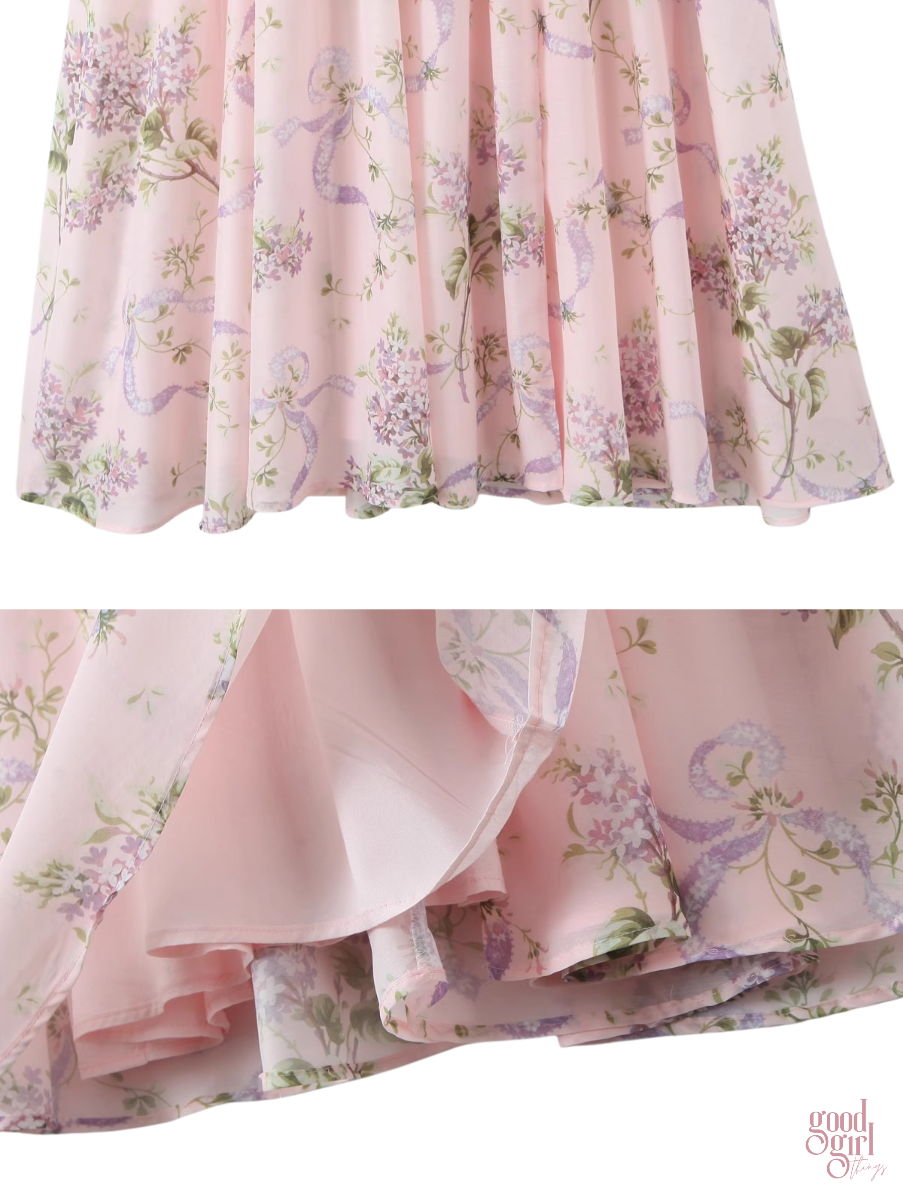 Liv Floral Halter Midi Dress