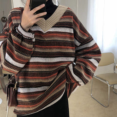 80's Grandma V-Neck Sweater