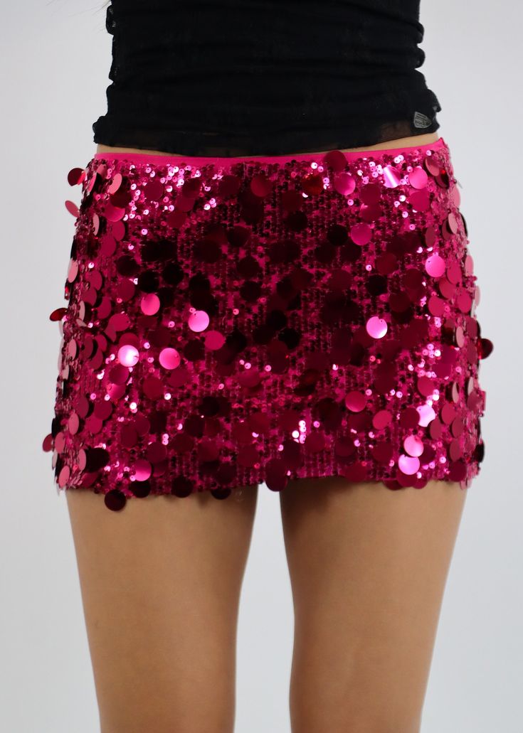 Jenna Sequin Mini Skirt