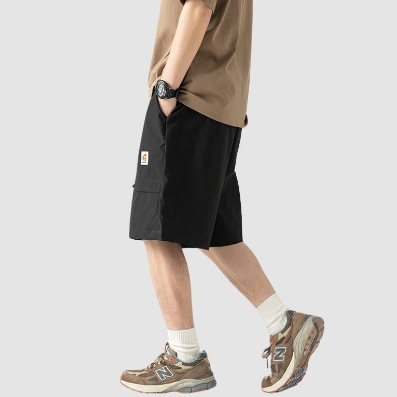 Buckle Belt Cargo Shorts