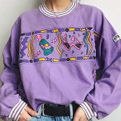 90's Kids Lavender Sweatshirt