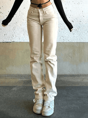 90s Vintage Straight Boyfriend Jeans