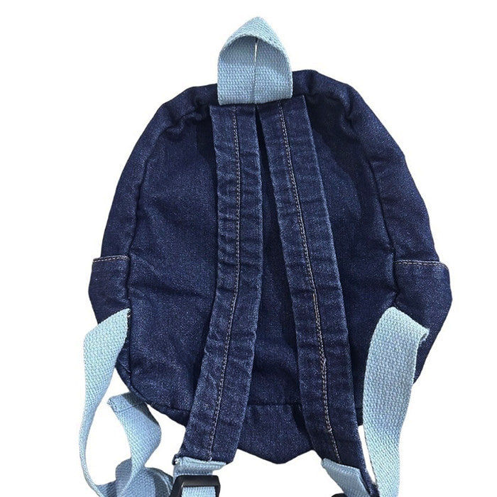 90's Aesthetic Denim Backpack