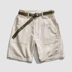 High-Waisted Cargo Shorts