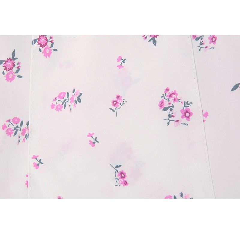 Flower Full Prined Parachute Pants