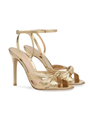 Sirena Golden Strappy Heels
