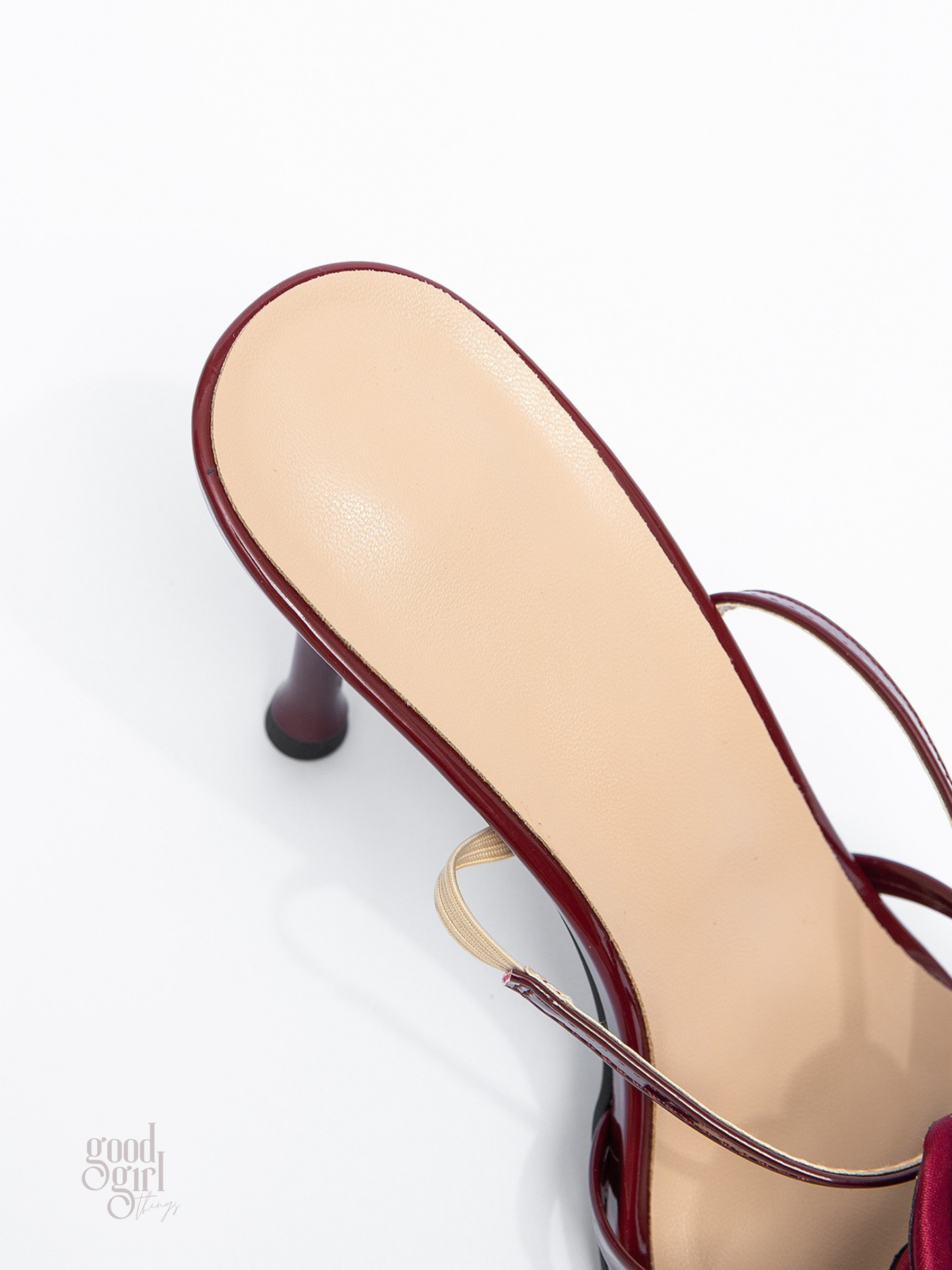 Nour Slingback Heels with Satin Rose