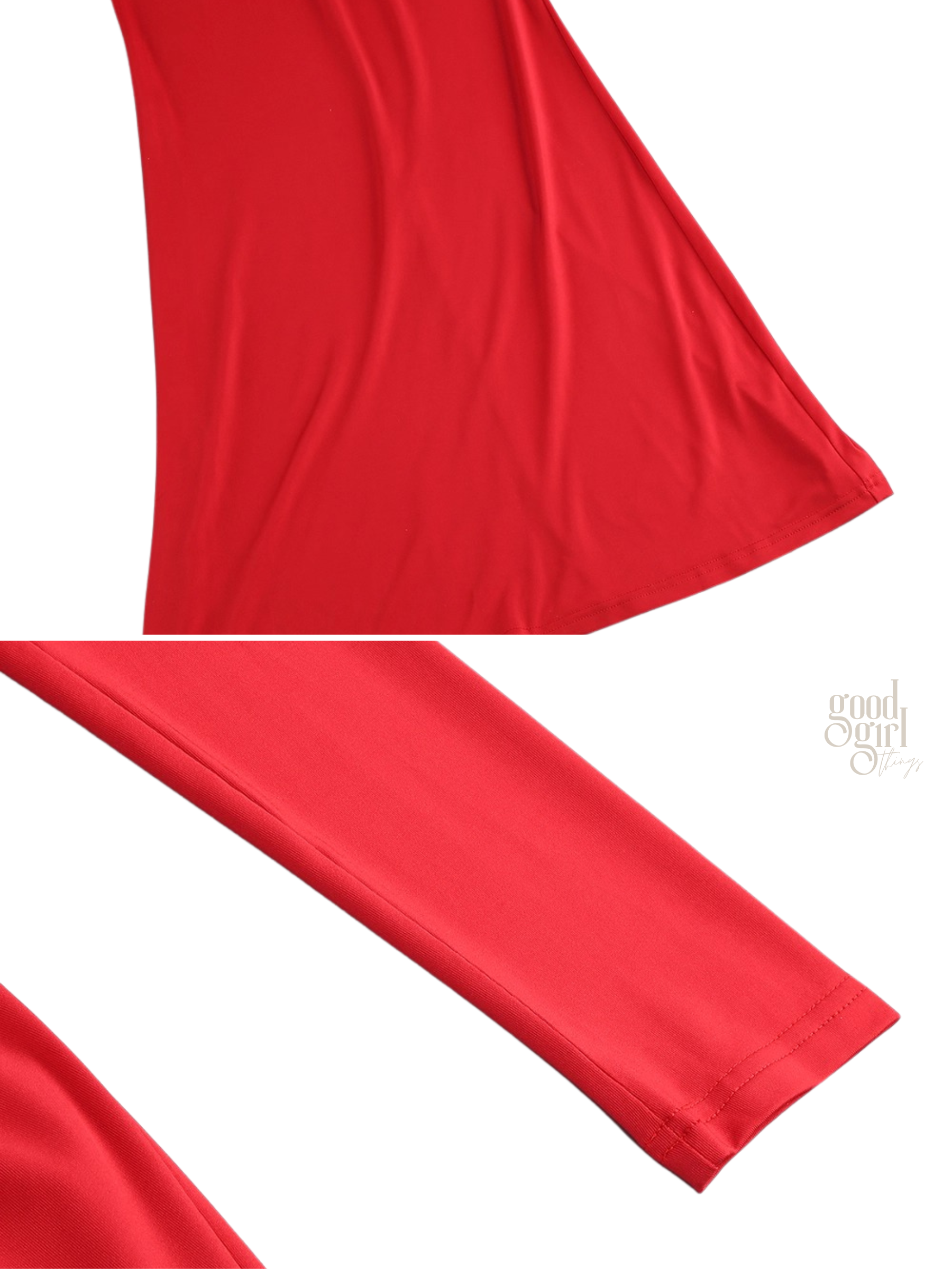 Mya Long Sleeve Ruched Maxi Gown