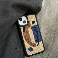 Abstract Teddy iPhone Case