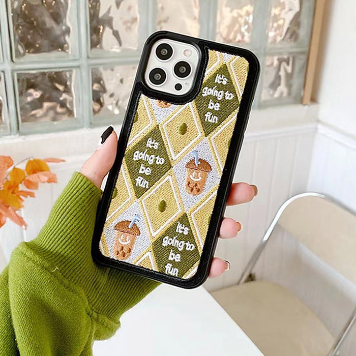 Acorn Argyle iPhone Case