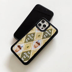 Acorn Argyle iPhone Case