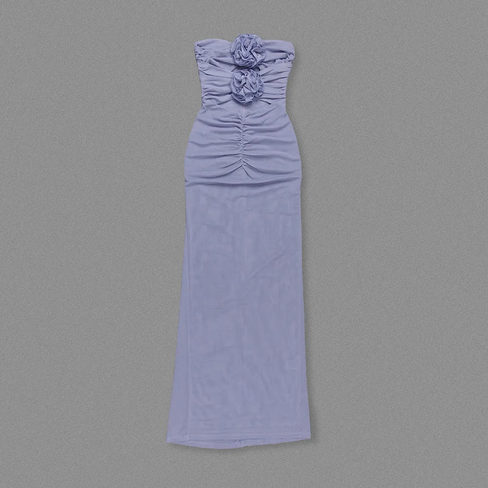 Floral Cutout Maxi Dress