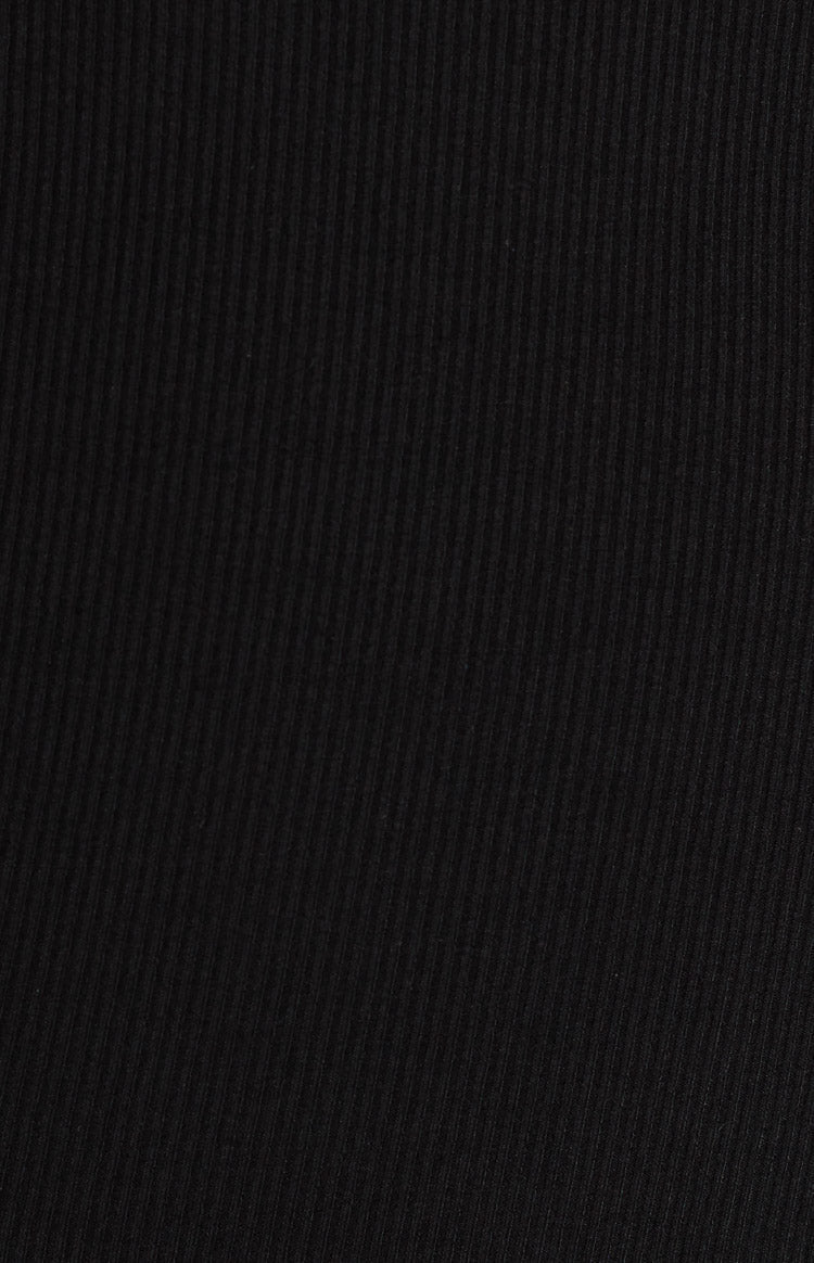 Adya Black High Neck Cut Out Mini Dress