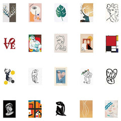 Aesthetic 65 pcs Sticker Pack