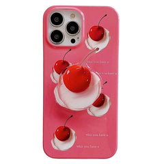 Aesthetic Cherry iPhone Case