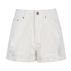 Aesthetic Outlines Embroidery Shorts