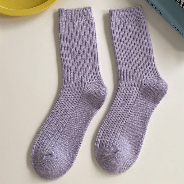 Aesthetic Ribbed Socks