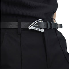 Aesthetic Asymmetrical Buckle Belt