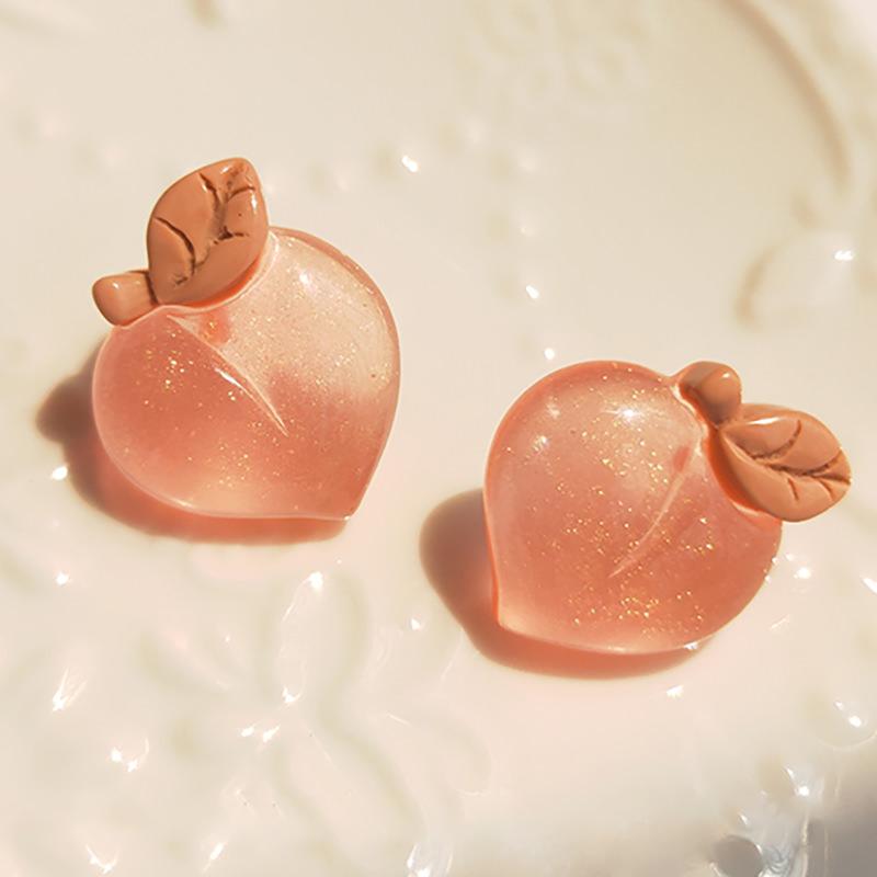 Aesthetic Peach Earrings