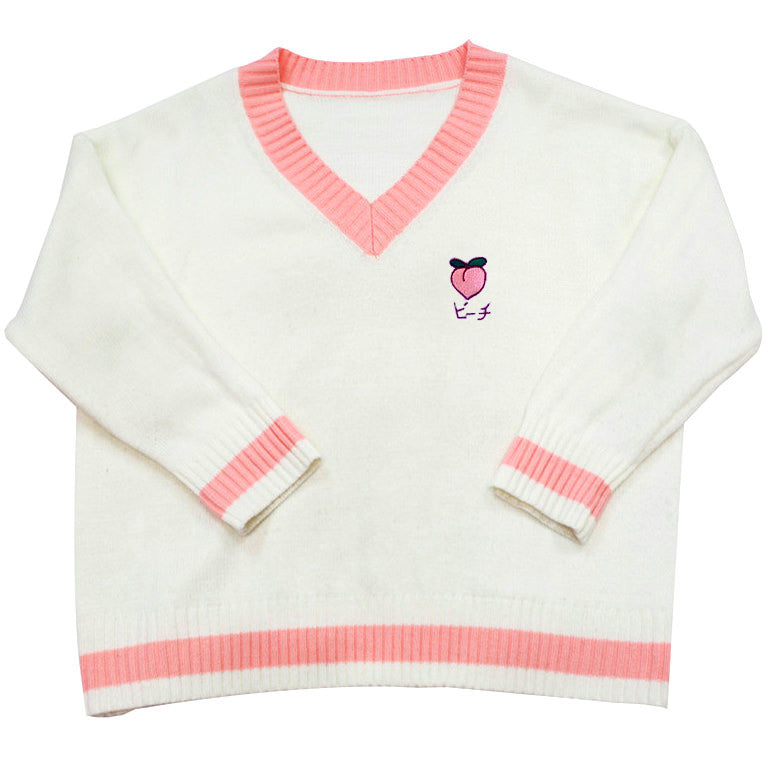 Aesthetic Peach Jumper