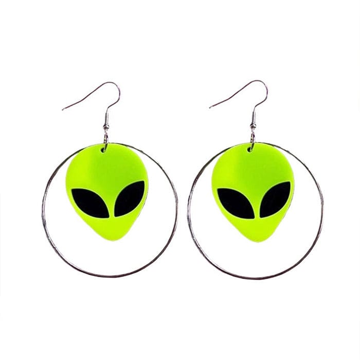 Alien Hoop Earrings