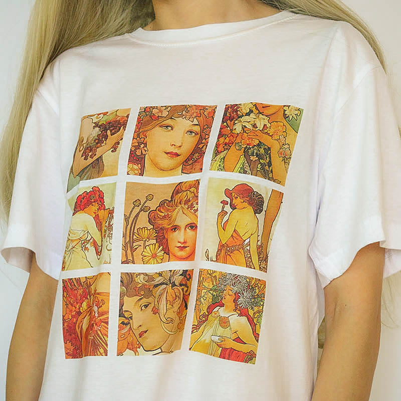 Alphonse Mucha Tee