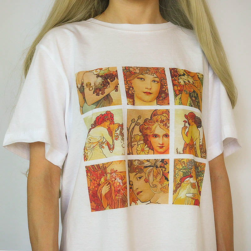 Alphonse Mucha Tee